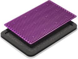 Иппликатор Кузнецова фиолетовый металломагнит, на мягкой подложке, 15*22 см
